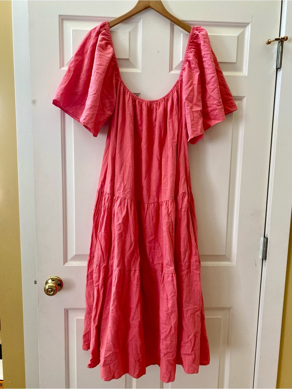 Showpo. Maxi Dress Pink Cotton Summer Wedding Guest Garden Party Dress Size 10